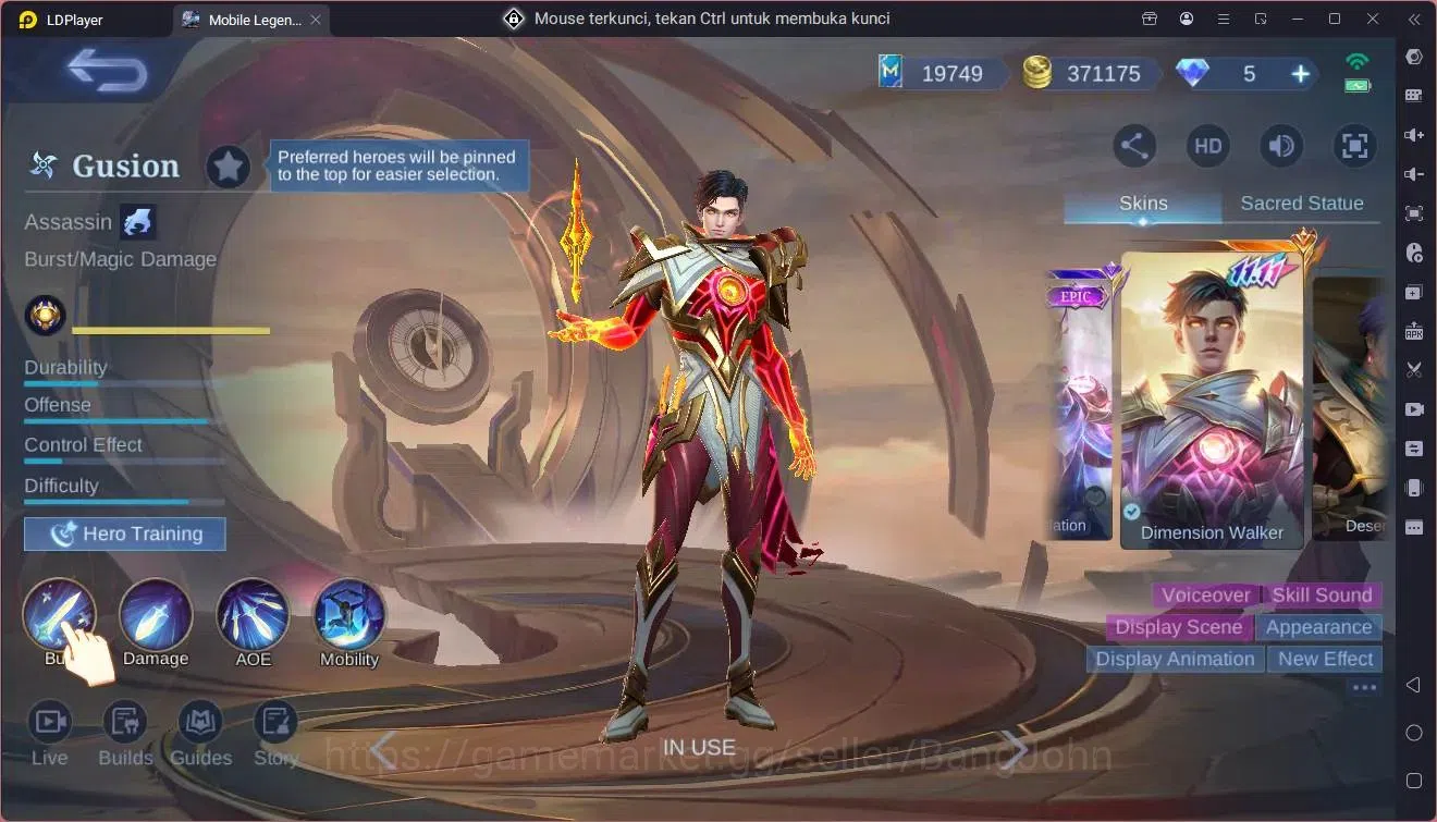Mobile Legends: Bang Bang Accounts Global|Hero 132|Skin 275|Renowned|11.11 GS|KOF Kar image 17