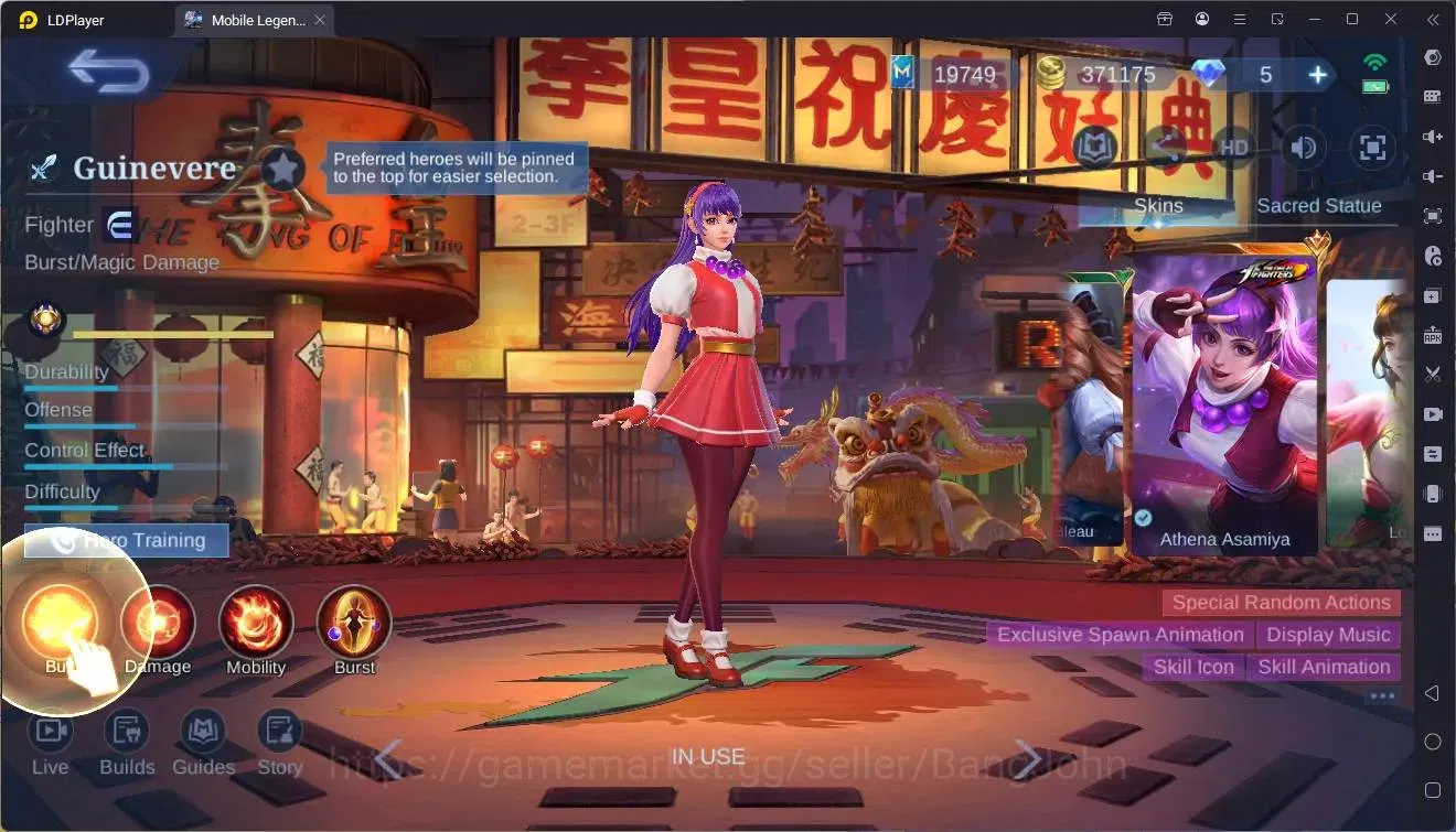 Mobile Legends: Bang Bang Accounts Global|Hero 132|Skin 275|Renowned|11.11 GS|KOF Kar image 18