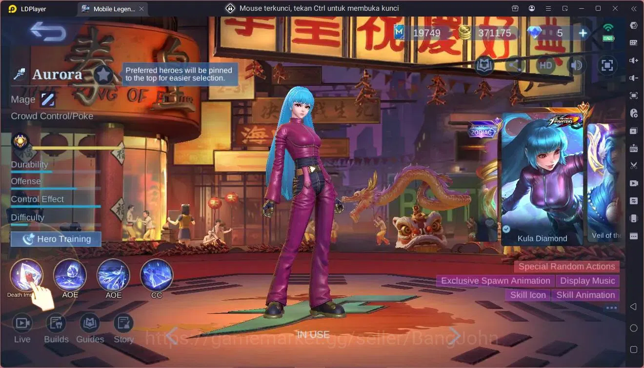 Mobile Legends: Bang Bang Accounts Global|Hero 132|Skin 275|Renowned|11.11 GS|KOF Kar image 19