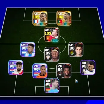 eFootball Accounts Legends & Iconic Players Android|2 Big Time(Cristiano Ronaldo,Kylian Mbappe)|3 Epic(Ronney,van