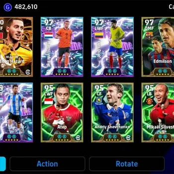 eFootball High-End Android|PW 3131|Eden Hazard BigT, Edmilson Epic,Lu image 1