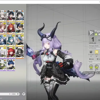Arknights: Endfield Accounts NA/EU|Lv50|4 SSR 1 Limited + 5(*6Weapon)|Typhoeus P2+Signature|1 Selector ON|Log