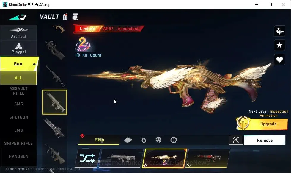 Blood Strike Accounts ASIA|3 ETERNAL[M4A1 Lv2,M700 Lv3,KAG-6 Lv2]|Melee  image 10