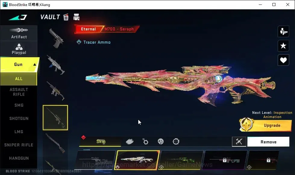 Blood Strike Accounts ASIA|3 ETERNAL[M4A1 Lv2,M700 Lv3,KAG-6 Lv2]|Melee  image 11