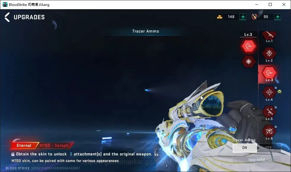 Blood Strike Accounts ASIA|3 ETERNAL[M4A1 Lv2,M700 Lv3,KAG-6 Lv2]|Melee  image 12