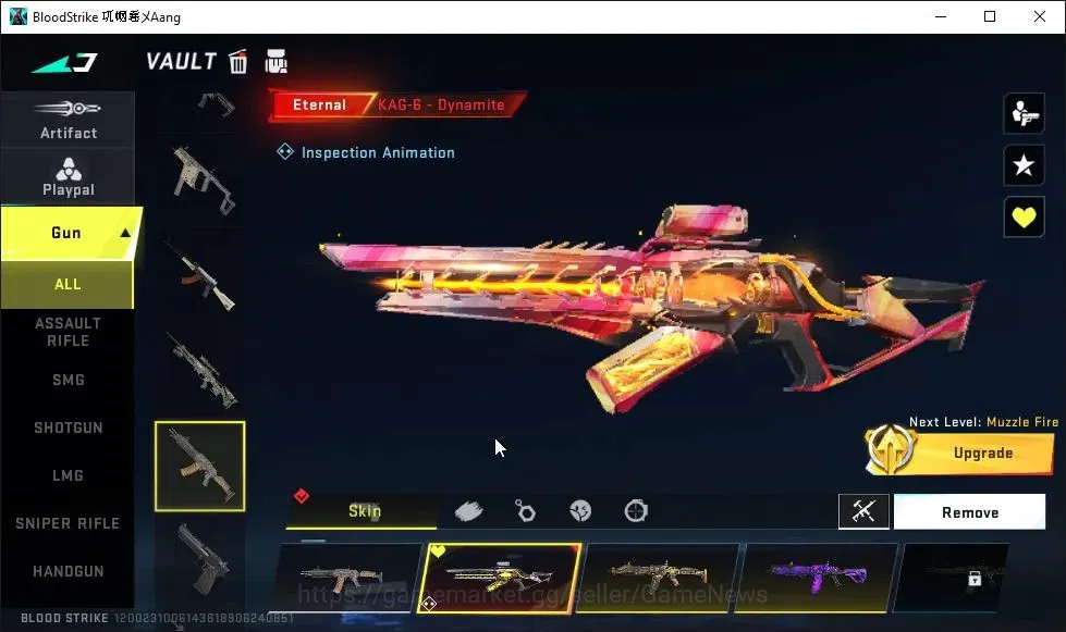 Blood Strike Accounts ASIA|3 ETERNAL[M4A1 Lv2,M700 Lv3,KAG-6 Lv2]|Melee  image 13