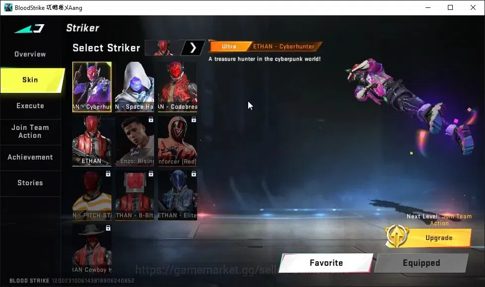 Blood Strike Accounts ASIA|3 ETERNAL[M4A1 Lv2,M700 Lv3,KAG-6 Lv2]|Melee  image 17