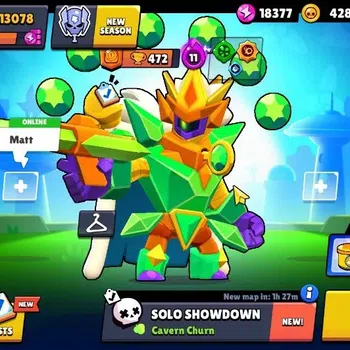 Brawl Stars Accounts Trophy 13078|51 Brawler|11 Max Hypercharge|1 Hypercharge, 2 LG, 4 Mythic, 37 Epic Skins|8094 Bling|158