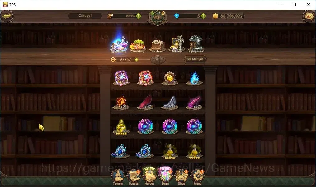 The Seven Deadly Sins: Grand Cross Accounts Global|463K CC|1 LR+6 UR+Collab ReZero|Elizabeth,N image 11