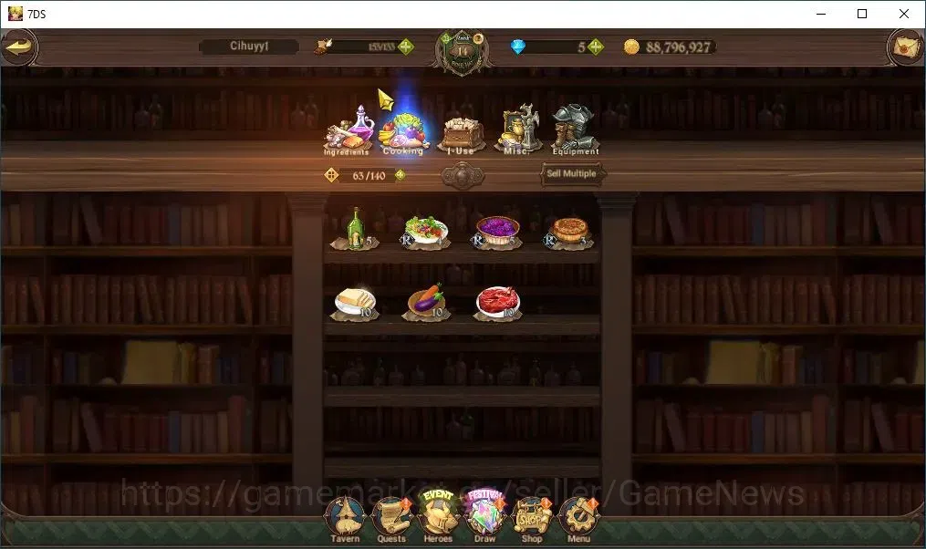 The Seven Deadly Sins: Grand Cross Accounts Global|463K CC|1 LR+6 UR+Collab ReZero|Elizabeth,N image 12