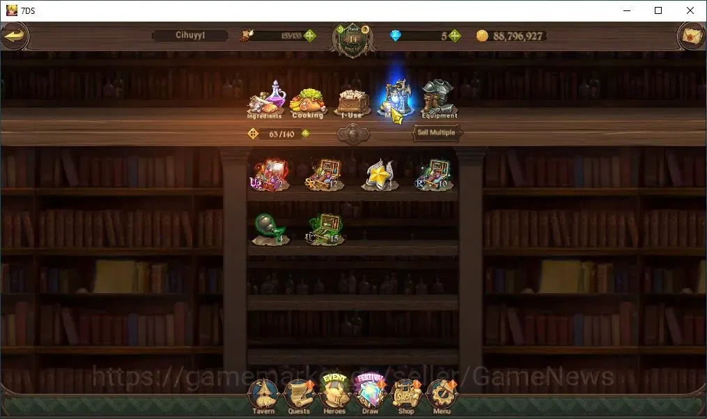 The Seven Deadly Sins: Grand Cross Accounts Global|463K CC|1 LR+6 UR+Collab ReZero|Elizabeth,N image 14