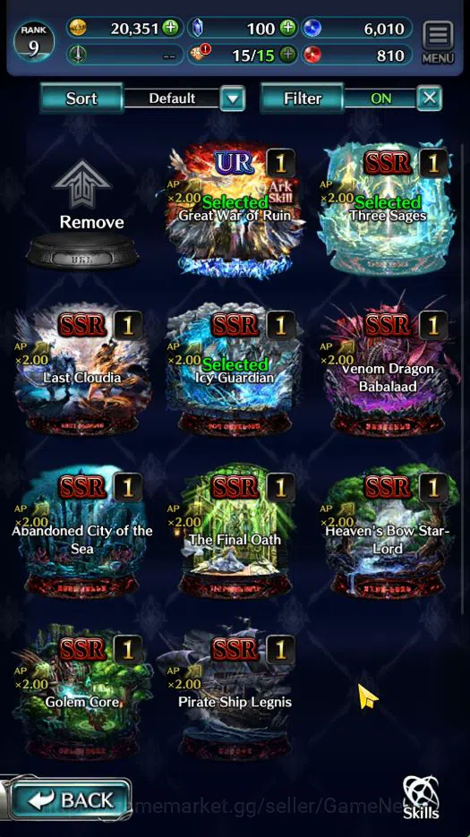 Last Cloudia Accounts GLOBAL | Starter Rank 9 | Hinata Sakaguchi, Enjin image 3