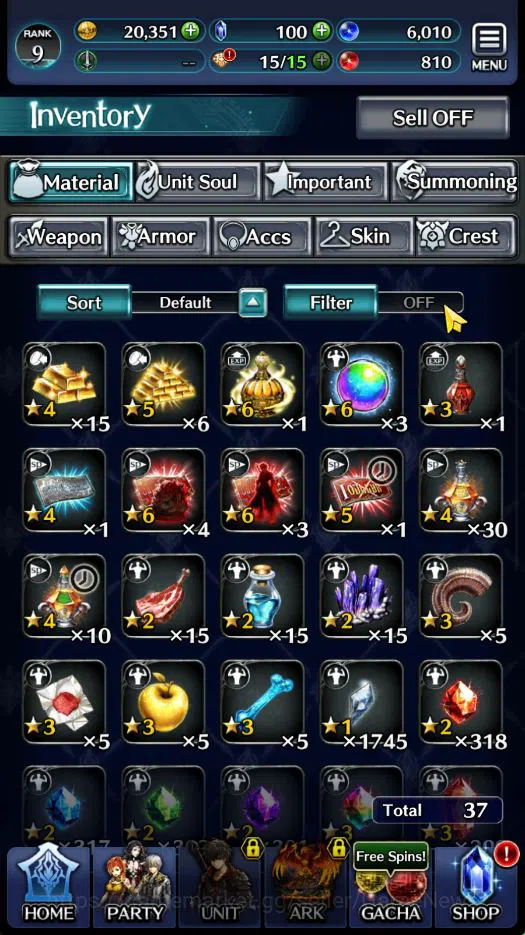 Last Cloudia Accounts GLOBAL | Starter Rank 9 | Hinata Sakaguchi, Enjin image 4