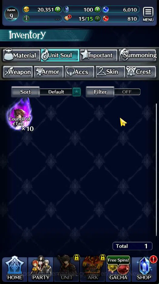 Last Cloudia Accounts GLOBAL | Starter Rank 9 | Hinata Sakaguchi, Enjin image 6