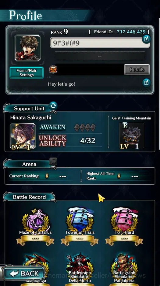 Last Cloudia Accounts GLOBAL | Starter Rank 9 | Hinata Sakaguchi, Enjin image 7