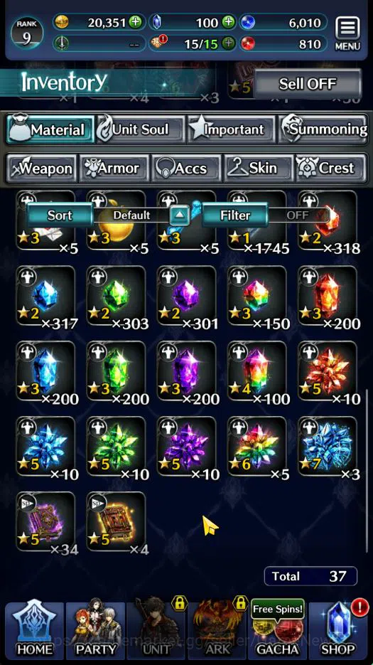 Last Cloudia Accounts GLOBAL | Starter Rank 9 | Hinata Sakaguchi, Enjin image 8