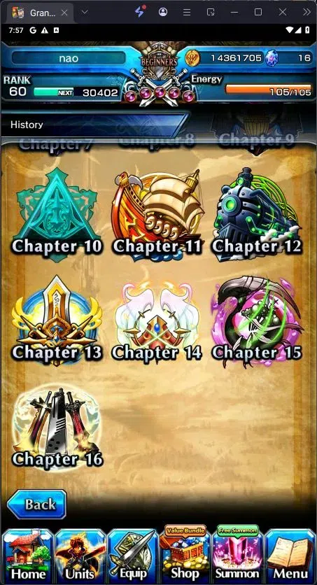 Grand Summoners Accounts End-Game Global | Rank 60 | 9 Ascend | Chloe TW, Summer Miyu TW, Running Rabbit Rimuru TW, Last 3