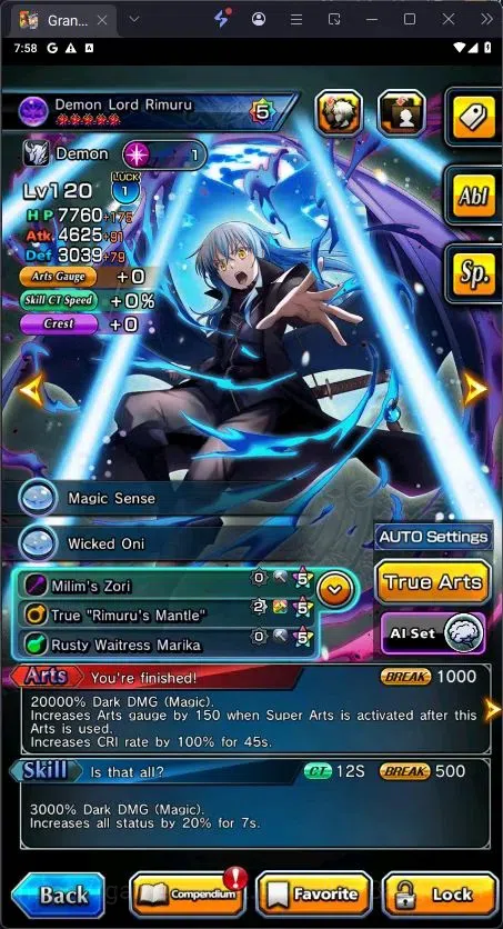 Grand Summoners Accounts End-Game Global | Rank 60 | 9 Ascend | Chloe TW, Summer Miyu TW, Running Rabbit Rimuru TW, Last 9