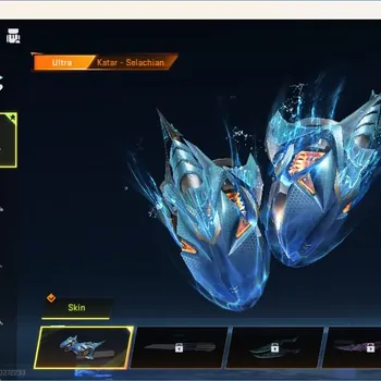 Blood Strike Accounts Collab Skin ASIA|Ultra Melee Katar-Selachian|Collab Striker NACHO-Enzo: Coronation|1 Collab Gun|2