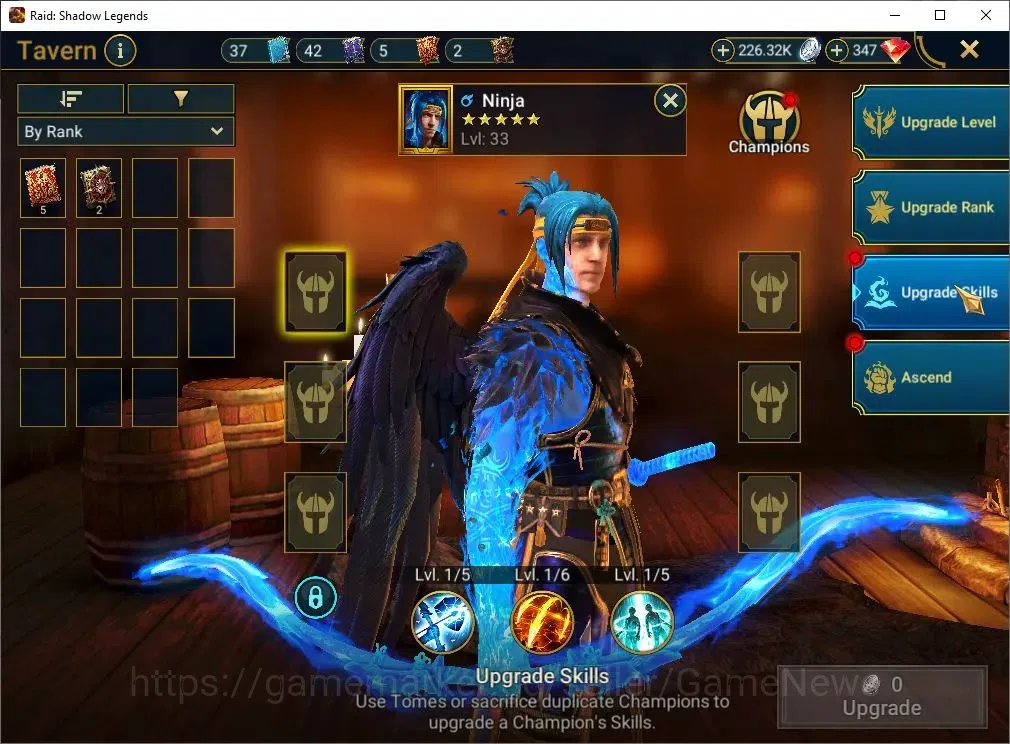 Raid: Shadow Legends Accounts Mid-Game Lv 33|923K Power|16 Legend(Ninja,Artax,Ezio,Mc Angelo,Corvis,Wukong,Alice,Etc)|54K 19