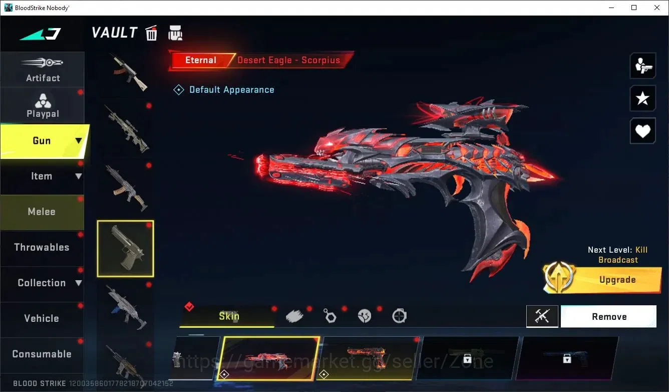 Blood Strike Accounts ASIA|MYTHIC|2 ETERNAL: AK47 Overload,Desert Eagle image 3