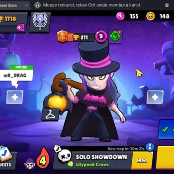 Brawl Stars Accounts Trophy 1718|2 Brawler|3 Max (ShellyHC,EdgarHC,Collete)|Skins 7 Epic, 3 Mythic|2605 Bling