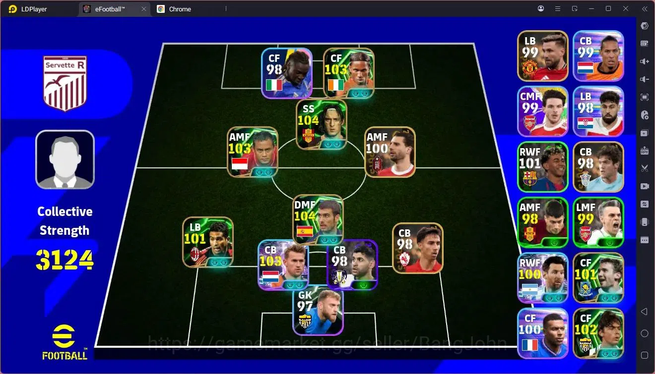 eFootball Accounts Android|PW 3124|Epic Guardiola,Totti,Drogba,Atep,I image 2