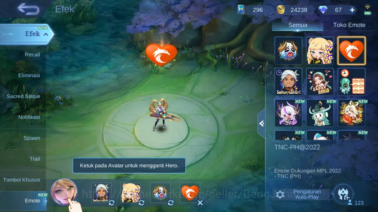 Mobile Legends: Bang Bang Accounts GLOBAL Hero 123 Skin 302 | JJK Yin | Aspir Vexana  image 11