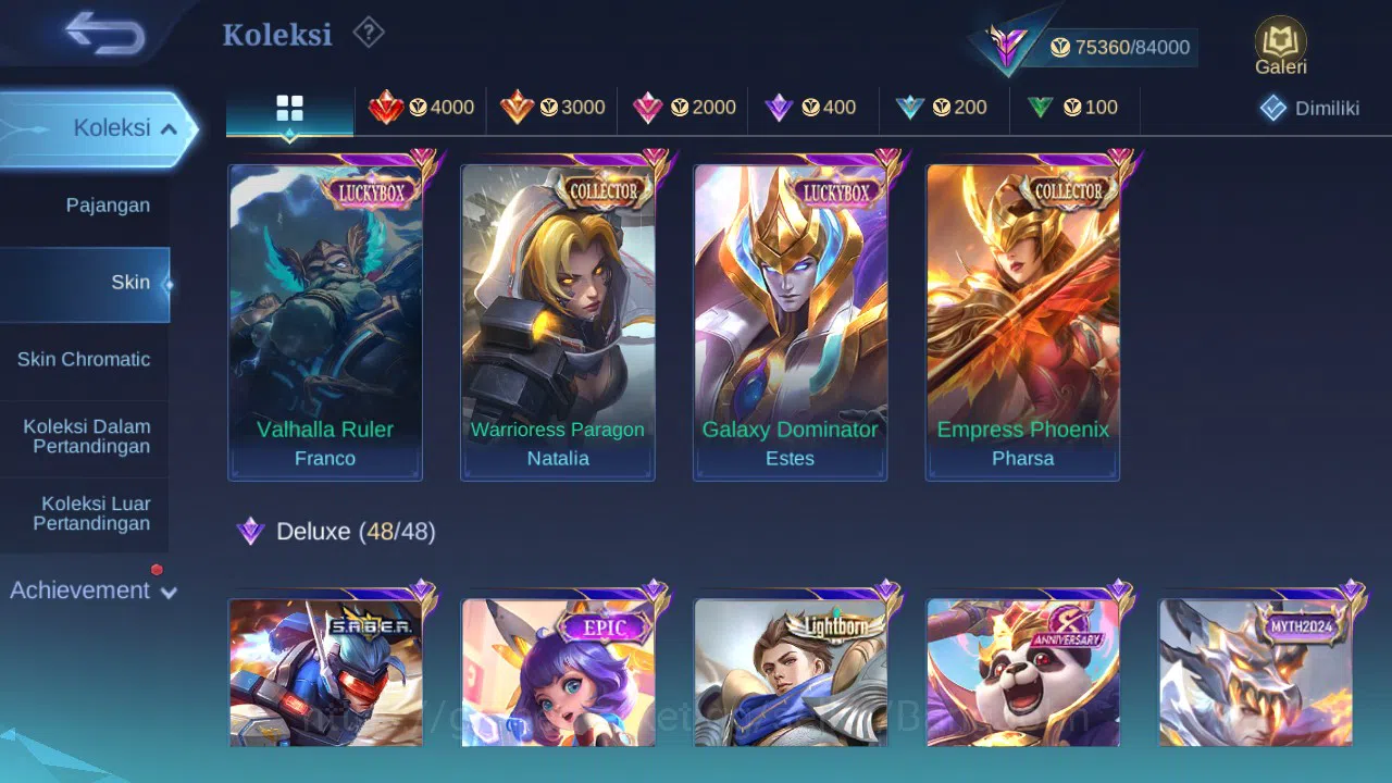Mobile Legends: Bang Bang Accounts GLOBAL Hero 123 Skin 302 | JJK Yin | Aspir Vexana  image 2