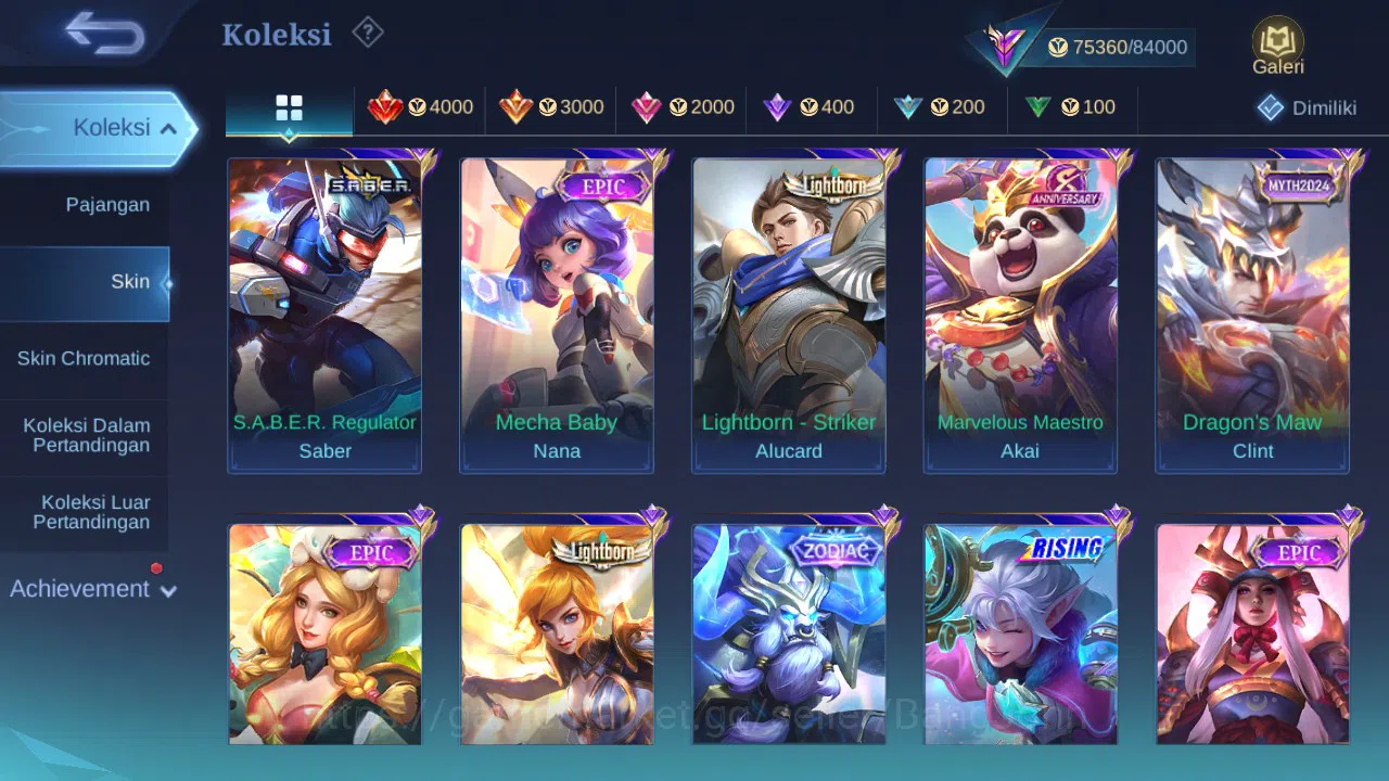 Mobile Legends: Bang Bang Accounts GLOBAL Hero 123 Skin 302 | JJK Yin | Aspir Vexana  image 3