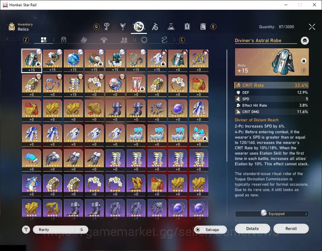 Honkai Star Rail Accounts Asia|TL 54|5 Limited|Yao Guang+Sign,Sparkle,Dante, image 7