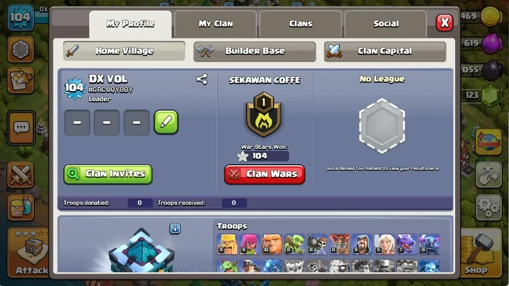 Clash of Clans Accounts High-End TH13-BH6 | Lv.88 | BK50,AQ31,MP23,GW15,RC5 | HH7 |BM1| 1 Legendary Skins | 123 Gems 1