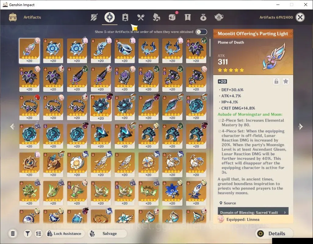 Genshin Impact Accounts ASIA|AR 56 |5 Limited +6(*5Wep)|[Nefer,Furina,Linn image 10