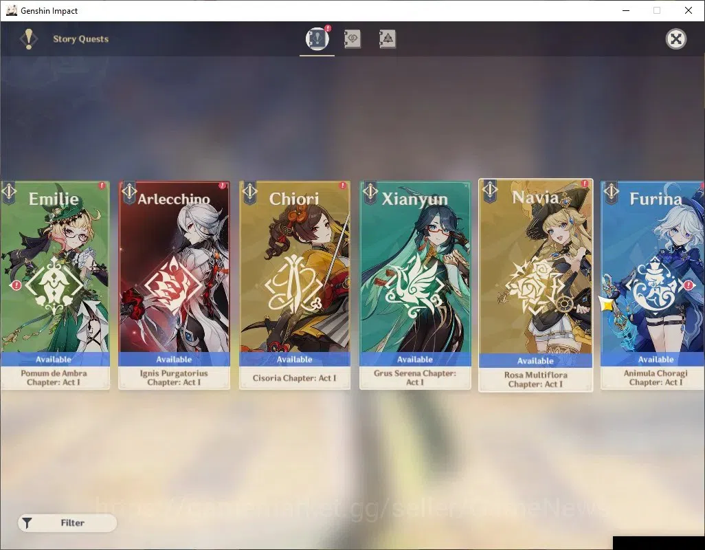 Genshin Impact Accounts ASIA|AR 56 |5 Limited +6(*5Wep)|[Nefer,Furina,Linn image 20