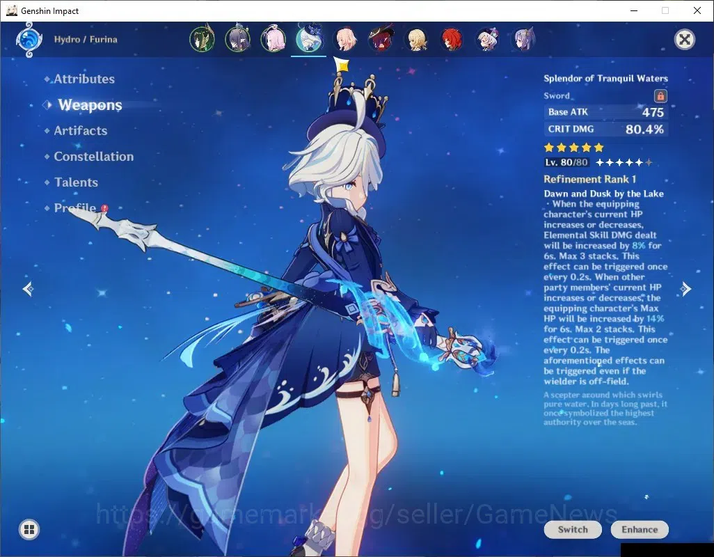 Genshin Impact Accounts ASIA|AR 56 |5 Limited +6(*5Wep)|[Nefer,Furina,Linn image 6