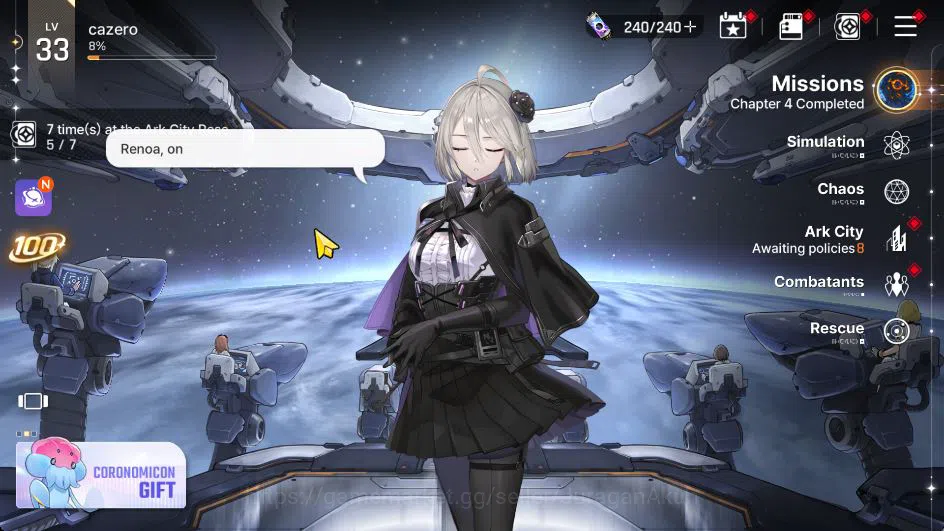 Chaos Zero Nightmare Accounts Global|Lv 33|4 SSR [Narja,Khalipe,Luke,Renoa]+9 SR(MikaM3,TressaM4,Etc)+10 SR Partners|Log