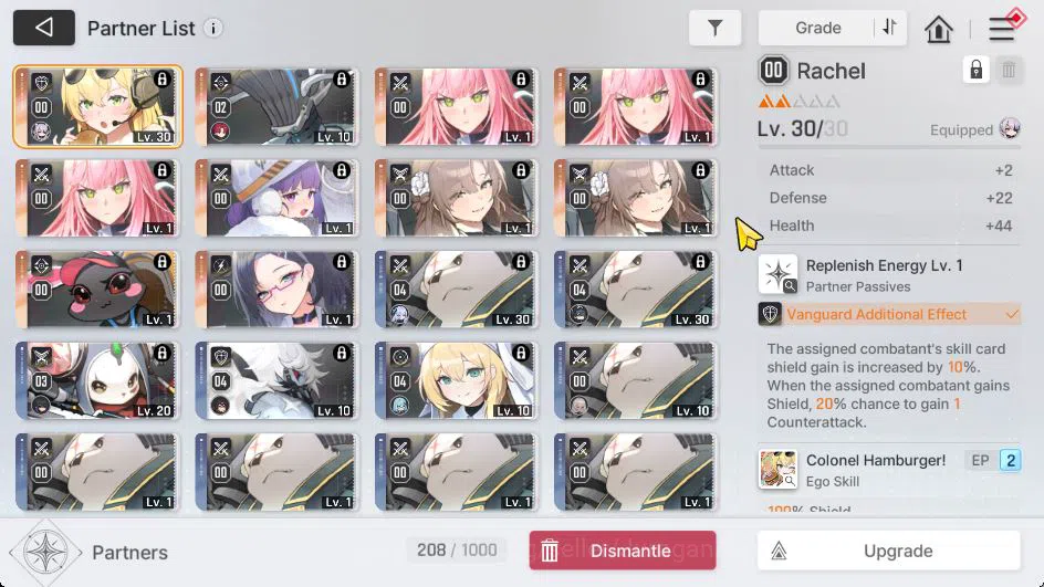 Chaos Zero Nightmare Accounts Global|Lv 33|4 SSR [Narja,Khalipe,Luke,Renoa]+9 SR(MikaM3,TressaM4,Etc)+10 SR Partners|Log 5