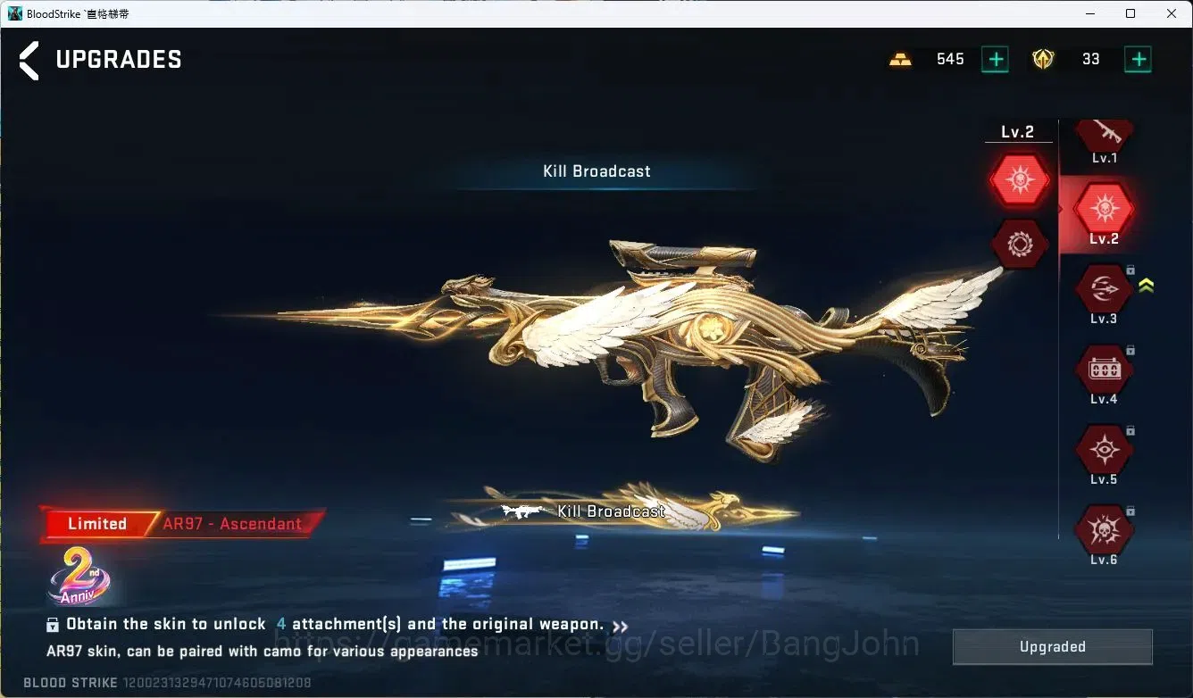 Blood Strike Accounts Rare Skin ASIA |LIMITED=BTFLY KNIFE,AR97|ULTRA=SPEAR,GLOCK,BANDAGE,MEDIC,INHELER|MORE DETAIL CEK SS 12