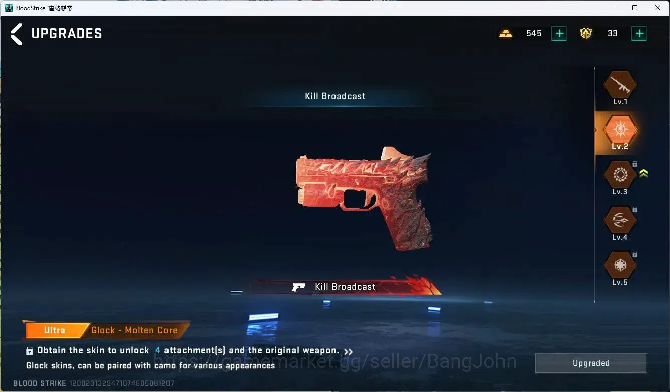 Blood Strike Accounts Rare Skin ASIA |LIMITED=BTFLY KNIFE,AR97|ULTRA=SPEAR,GLOCK,BANDAGE,MEDIC,INHELER|MORE DETAIL CEK SS 13