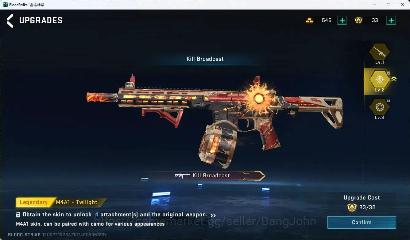 Blood Strike Accounts Rare Skin ASIA |LIMITED=BTFLY KNIFE,AR97|ULTRA=SPEAR,GLOCK,BANDAGE,MEDIC,INHELER|MORE DETAIL CEK SS 14