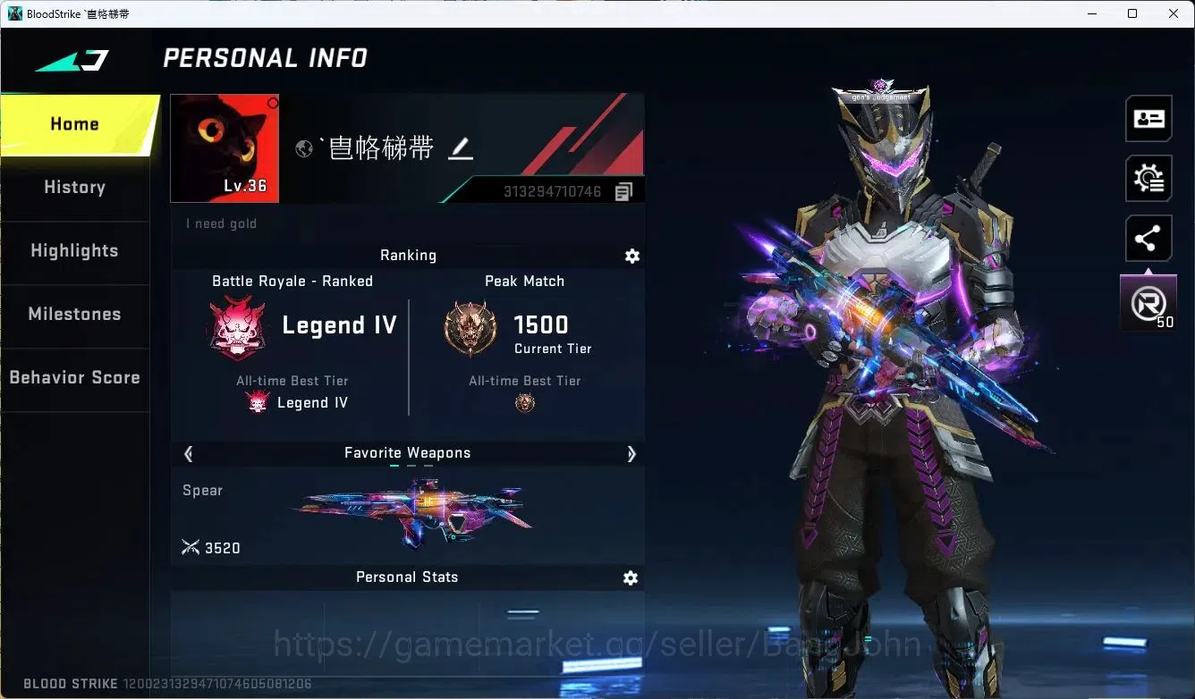 Blood Strike Accounts Rare Skin ASIA |LIMITED=BTFLY KNIFE,AR97|ULTRA=SPEAR,GLOCK,BANDAGE,MEDIC,INHELER|MORE DETAIL CEK SS 19