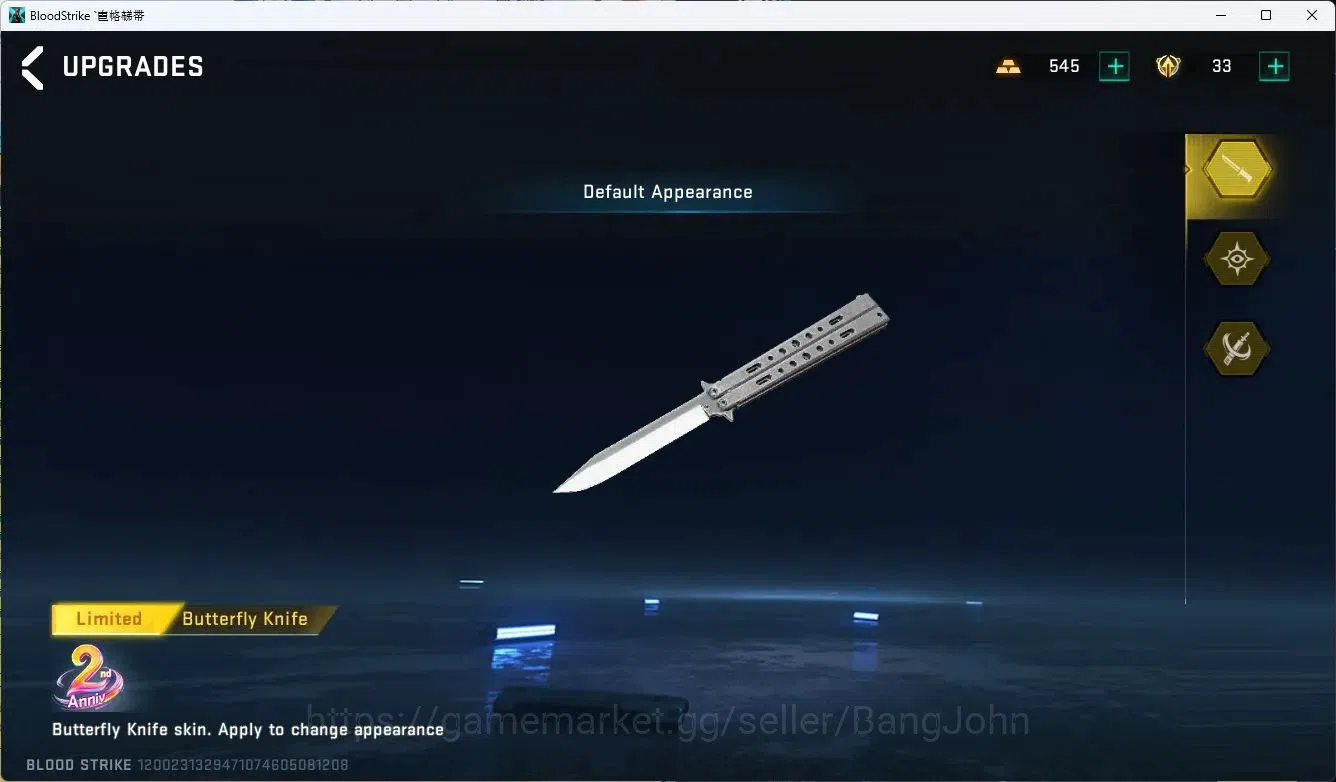 Blood Strike Accounts Rare Skin ASIA |LIMITED=BTFLY KNIFE,AR97|ULTRA=SPEAR,GLOCK,BANDAGE,MEDIC,INHELER|MORE DETAIL CEK SS 7
