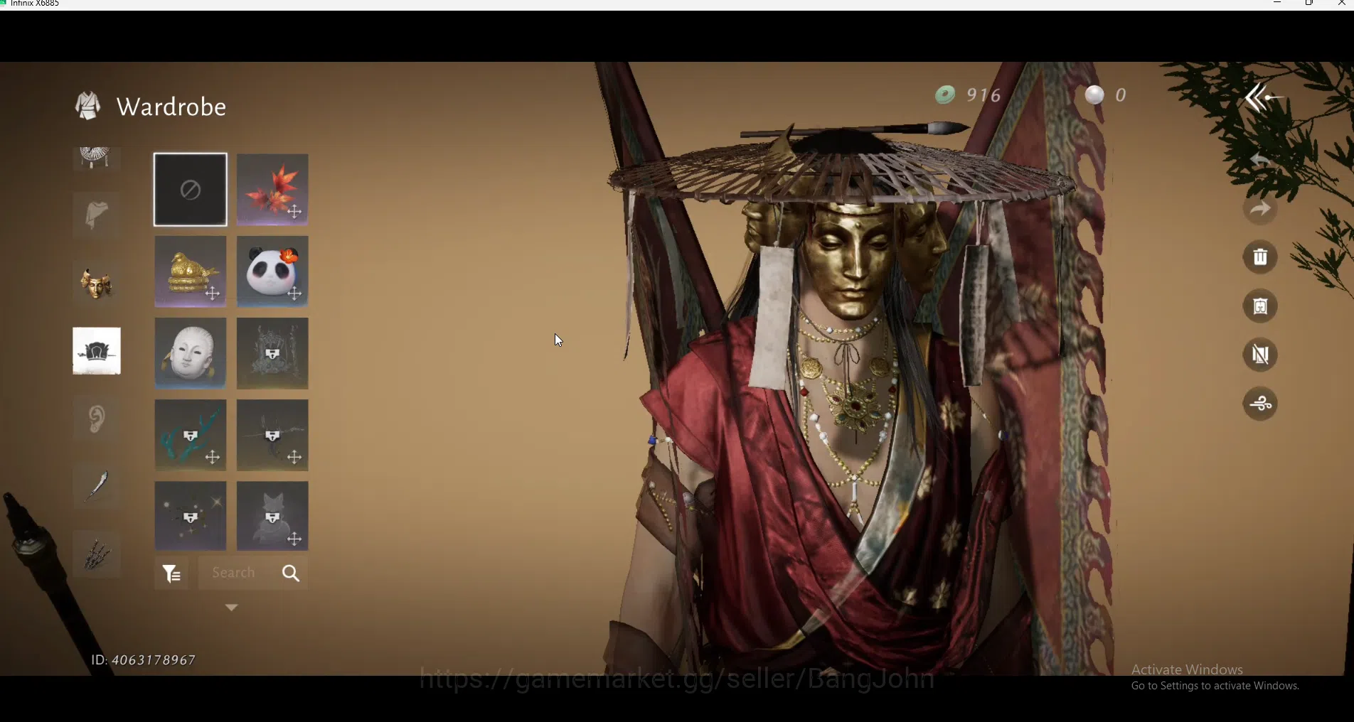 Where Winds Meet Accounts Global | Level 75 | MC Male | Mid Game | 1 Harmoni image 10