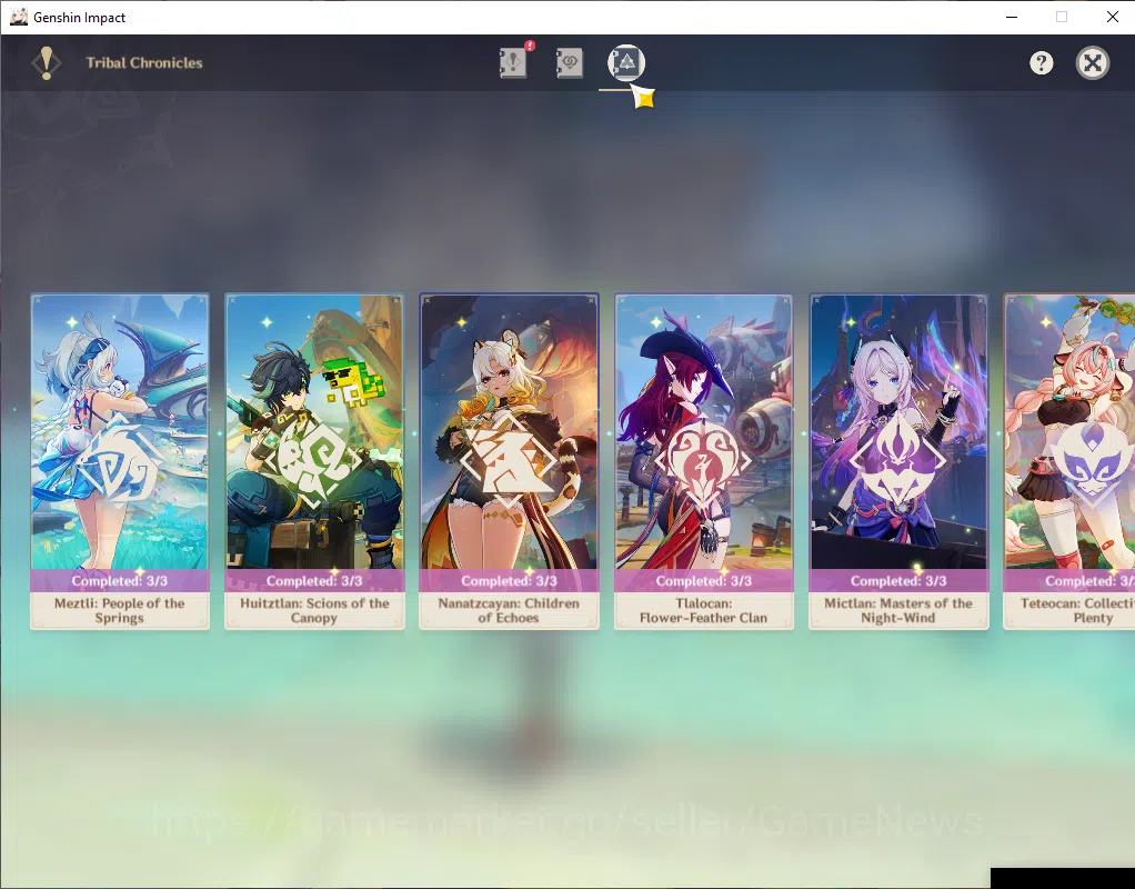 Genshin Impact Accounts ASIA|AR 59|8 Limited+13(*5WEP)|(WandererC1,Arlecch image 3
