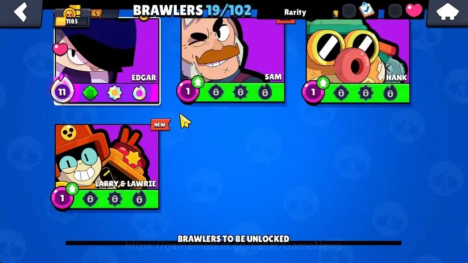 Brawl Stars Accounts 1185 Trophy|19 Brawlers 1 Max Lvl (Well Build Edgar)|3 Epic Skins 4 Super Rare|CN ON|TakeMail(BRS1146) 11