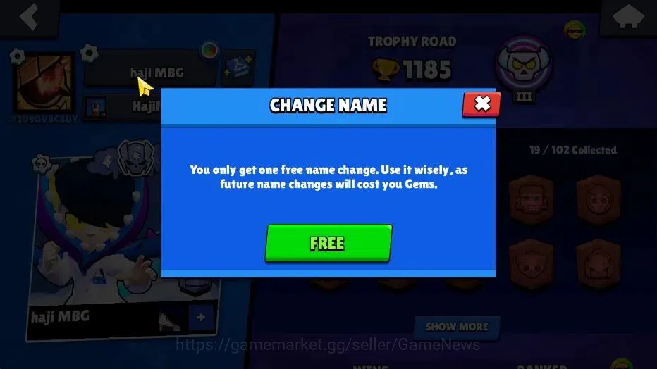 Brawl Stars Accounts 1185 Trophy|19 Brawlers 1 Max Lvl (Well Build Edgar)|3 Epic Skins 4 Super Rare|CN ON|TakeMail(BRS1146) 4