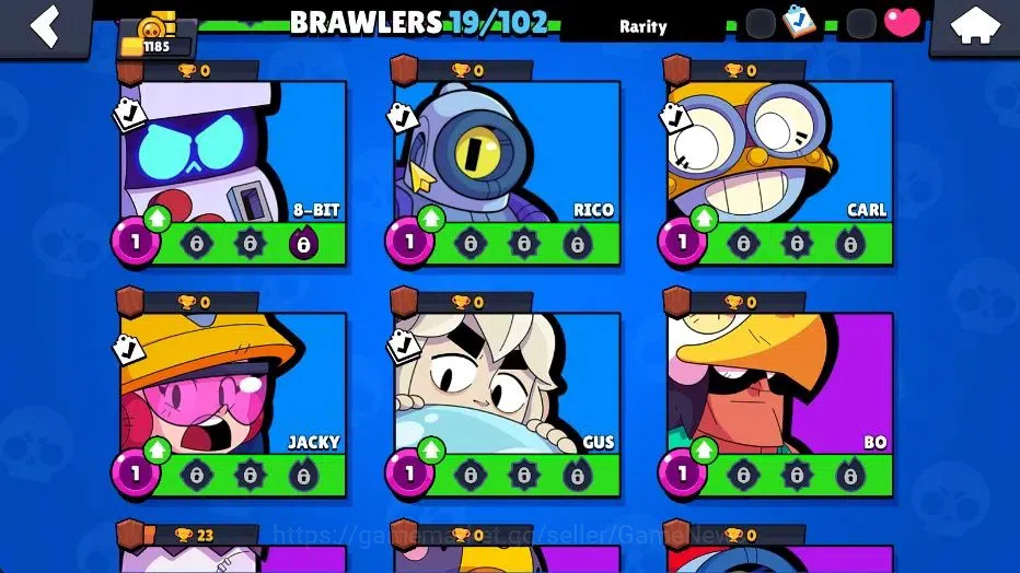 Brawl Stars Accounts 1185 Trophy|19 Brawlers 1 Max Lvl (Well Build Edgar)|3 Epic Skins 4 Super Rare|CN ON|TakeMail(BRS1146) 9