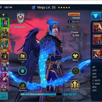 Raid: Shadow Legends Accounts Mid-Game Lv 26|780K Power|18 Legend(Ninja,Artak,Grachos,Xenomorph,Mc Angelo,Vallaryn,Etc)|55K