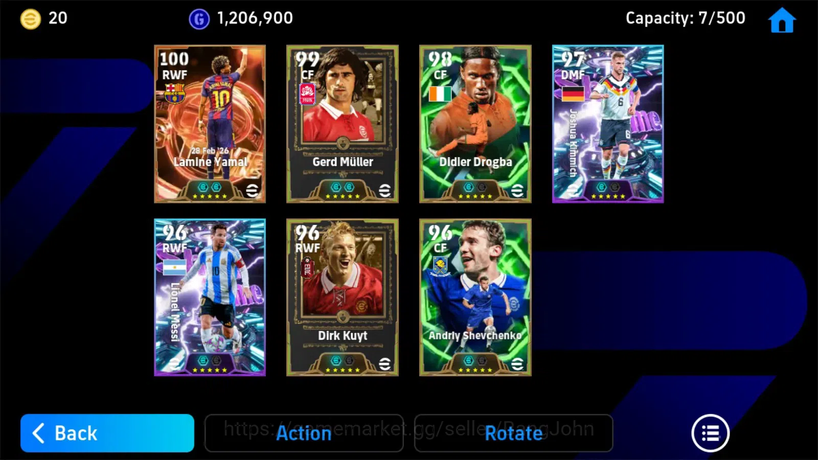 eFootball Accounts Android | PW 3052 | BigTime Yamal|Epic Drogba,Müll image 2