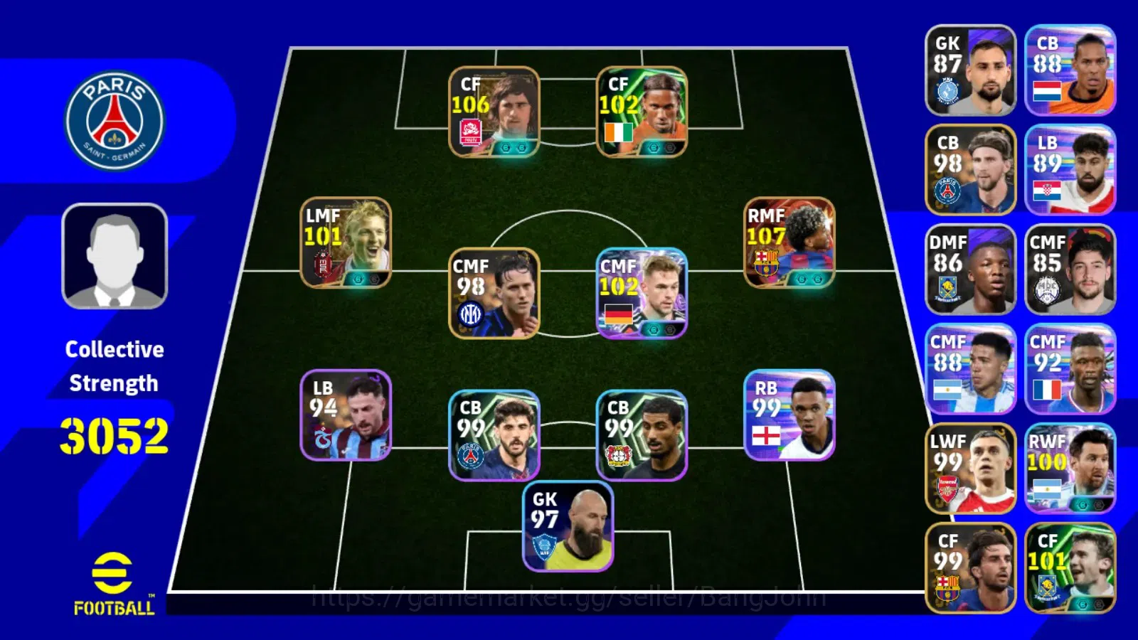 eFootball Accounts Android | PW 3052 | BigTime Yamal|Epic Drogba,Müll image 5